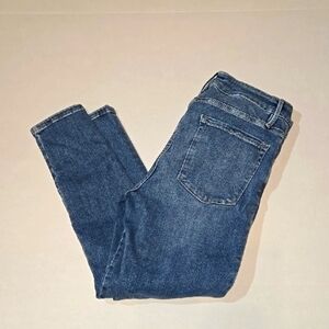 Frame Denim Blue Le One Skinny Crop Jeans Size 2